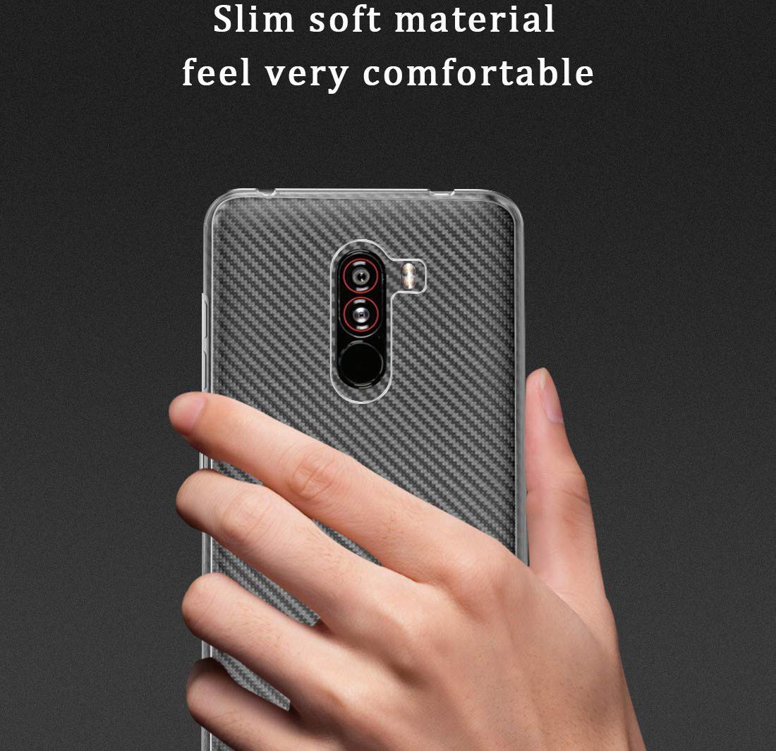 Xiaomi PocoPhone F1 Hoesje Dun TPU Transparant afbeelding 5