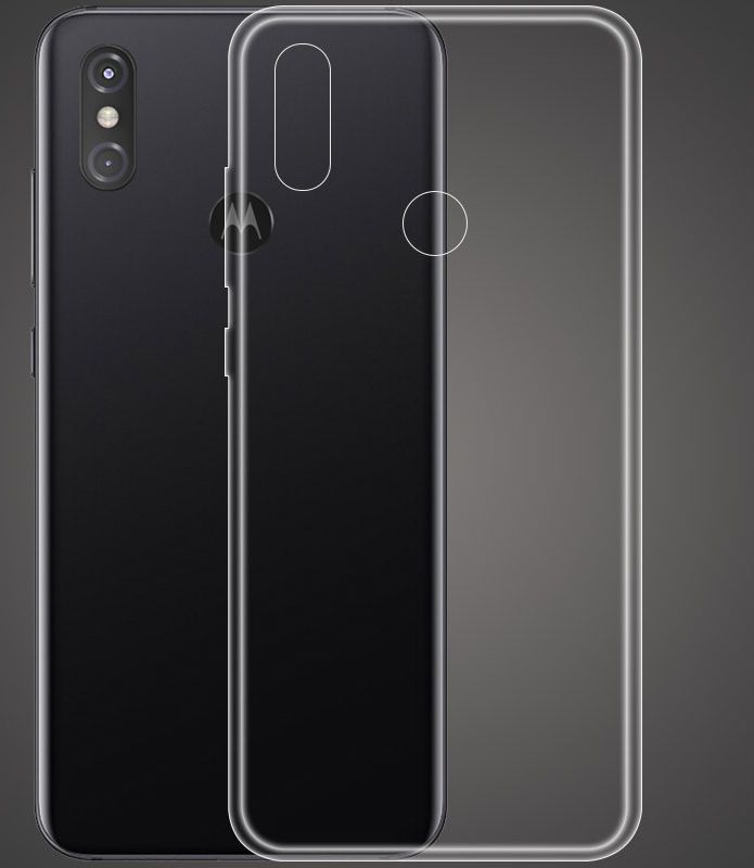 Motorola One Power Hoesje Dun TPU Transparant afbeelding 1