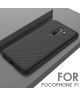 Xiaomi PocoPhone F1 Twill Slim Texture Back Cover Zwart