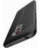 Xiaomi PocoPhone F1 Hoesje Leren Textuur Zwart