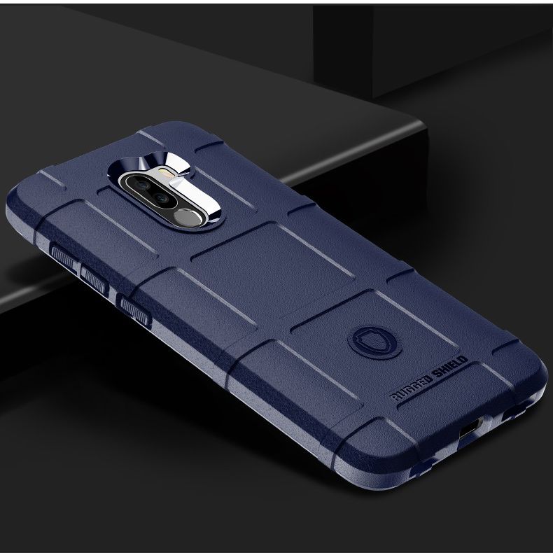 Xiaomi PocoPhone F1 Anti-Schock Hoesje Blauw afbeelding 2