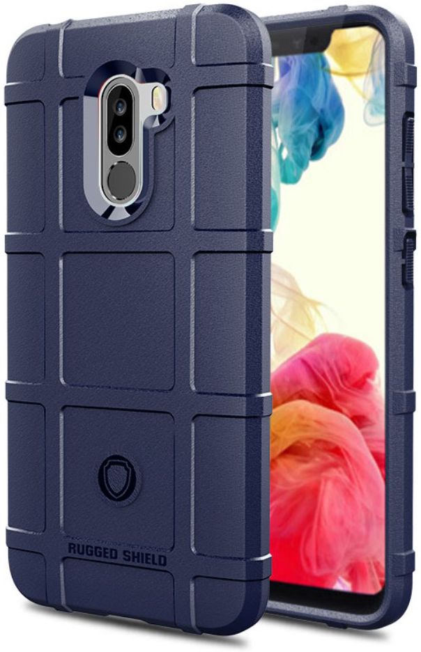 Xiaomi PocoPhone F1 Anti-Schock Hoesje Blauw afbeelding 1