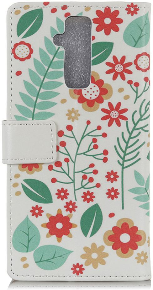 Huawei Mate 20 Lite Bookcase Hoesje met Print Bloemen afbeelding 5