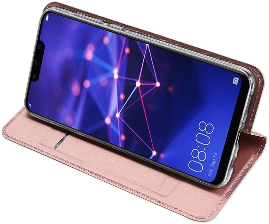 Dux Ducis Huawei Mate 20 Lite Bookcase Hoesje Roze afbeelding 5