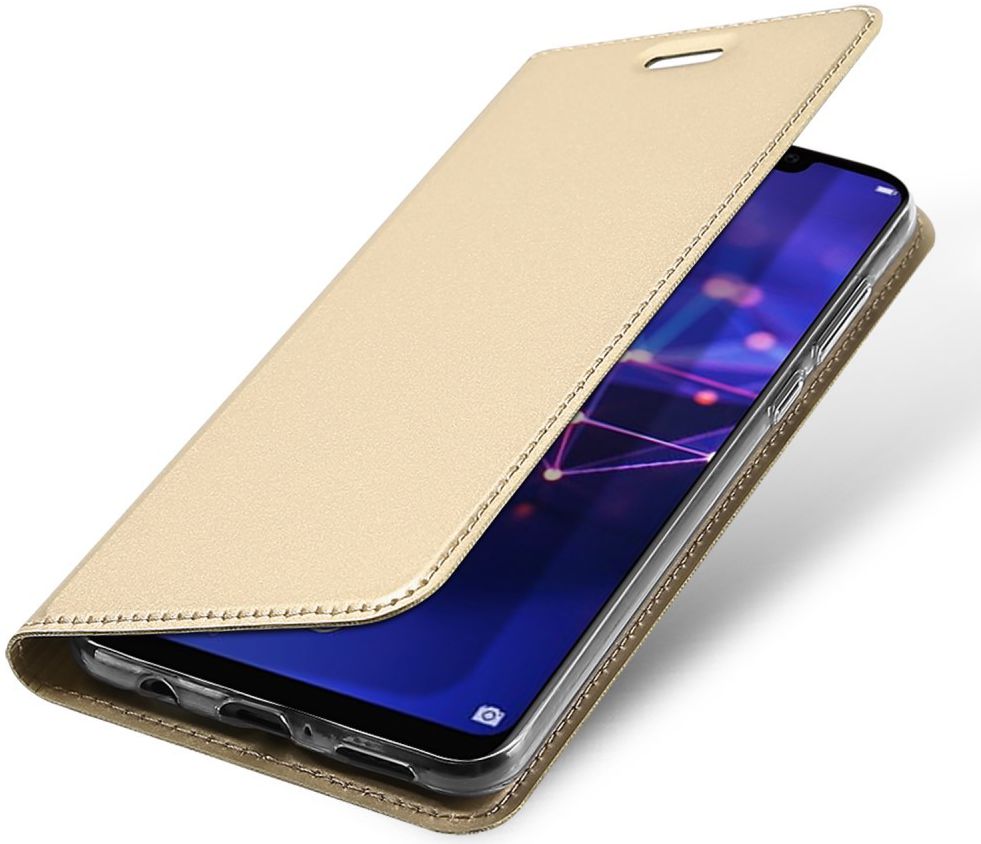 Dux Ducis Huawei Mate 20 Lite Bookcase Hoesje Goud afbeelding 1