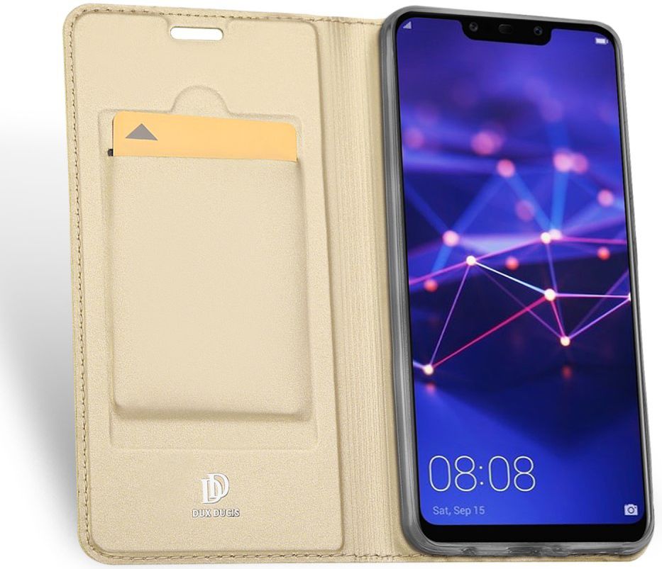 Dux Ducis Huawei Mate 20 Lite Bookcase Hoesje Goud afbeelding 2