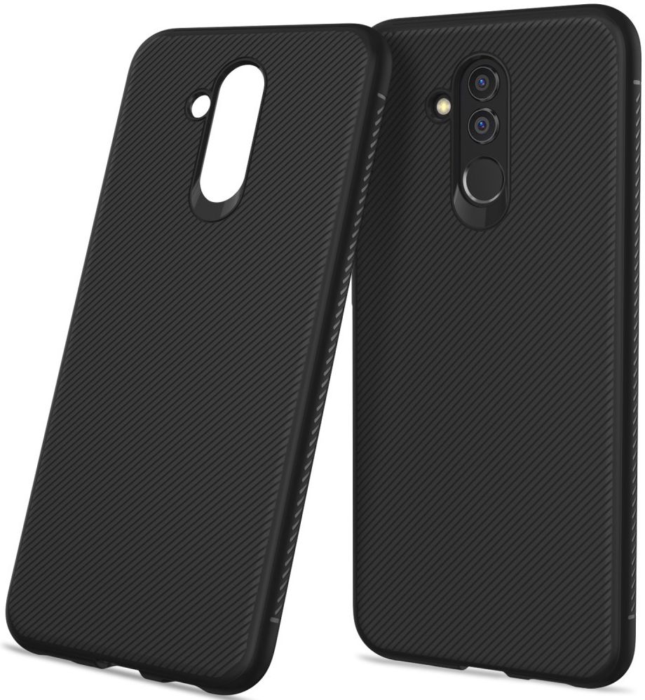 Huawei Mate 20 Lite Siliconen Hoesje Zwart afbeelding 1