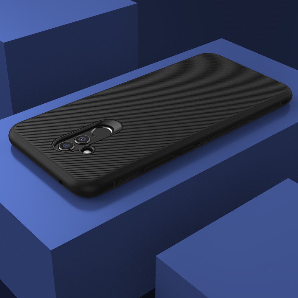 Huawei Mate 20 Lite Siliconen Hoesje Zwart afbeelding 2