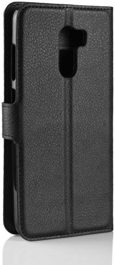 Xiaomi Pocophone F1 Lederen Wallet Stand Hoesje Zwart afbeelding 4