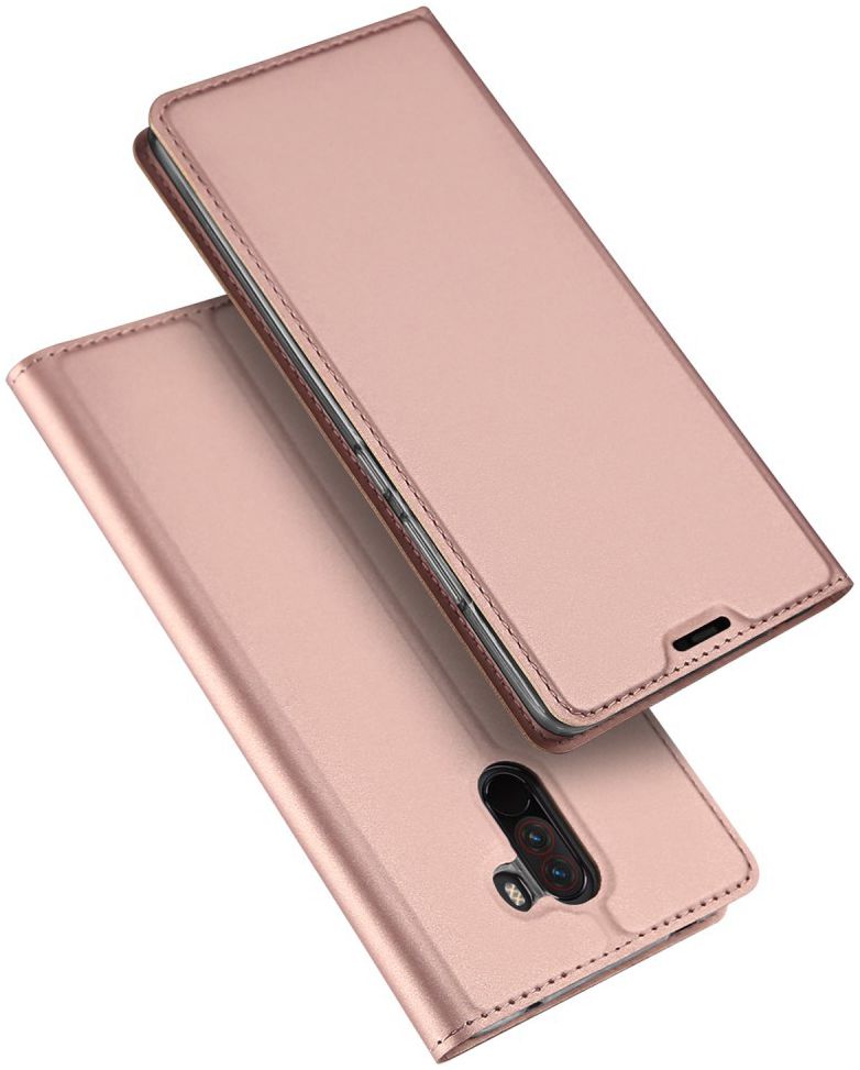 Dux Ducis Xiaomi Pocophone F1 Premium Bookcase Hoesje Roze Goud afbeelding 5