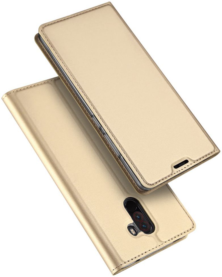 Dux Ducis Xiaomi Pocophone F1 Premium Bookcase Hoesje Goud afbeelding 5
