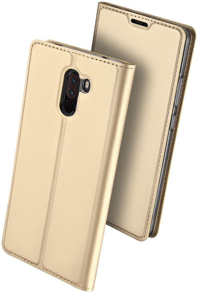 Dux Ducis Xiaomi Pocophone F1 Premium Bookcase Hoesje Goud afbeelding 6