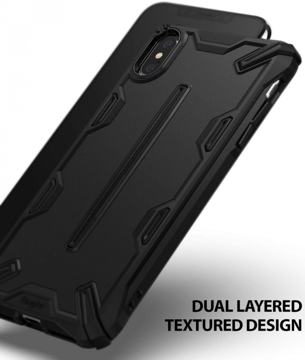 Ringke Dual X Apple iPhone XS Max Hoesje Zwart afbeelding 4