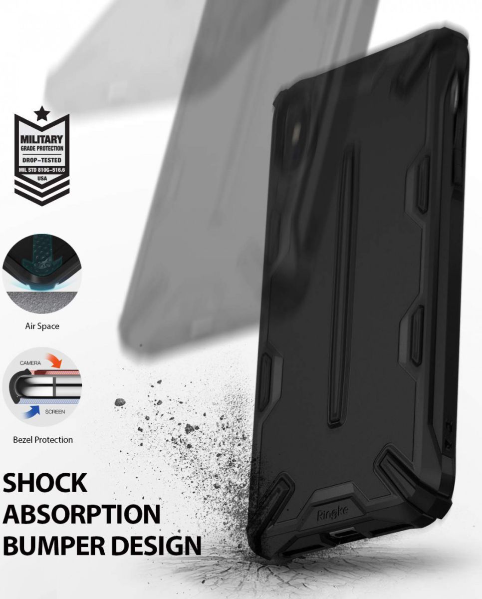 Ringke Dual X Apple iPhone XS Max Hoesje Zwart afbeelding 7