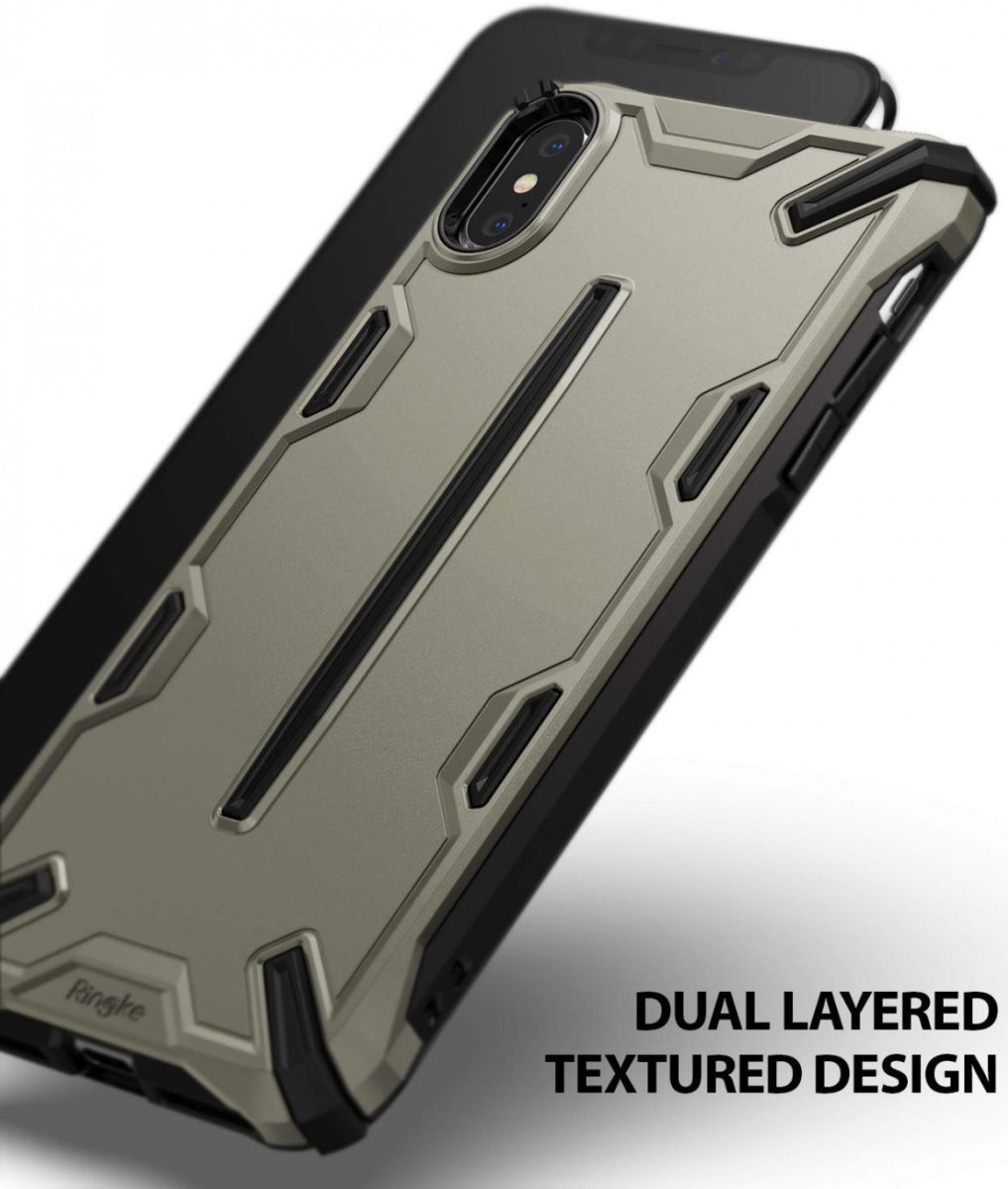 Ringke Dual X Apple iPhone XS Max Hoesje Brons afbeelding 4