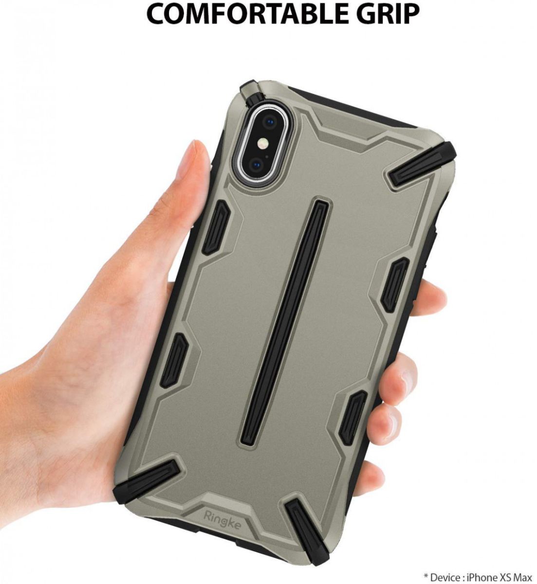 Ringke Dual X Apple iPhone XS Max Hoesje Brons afbeelding 5