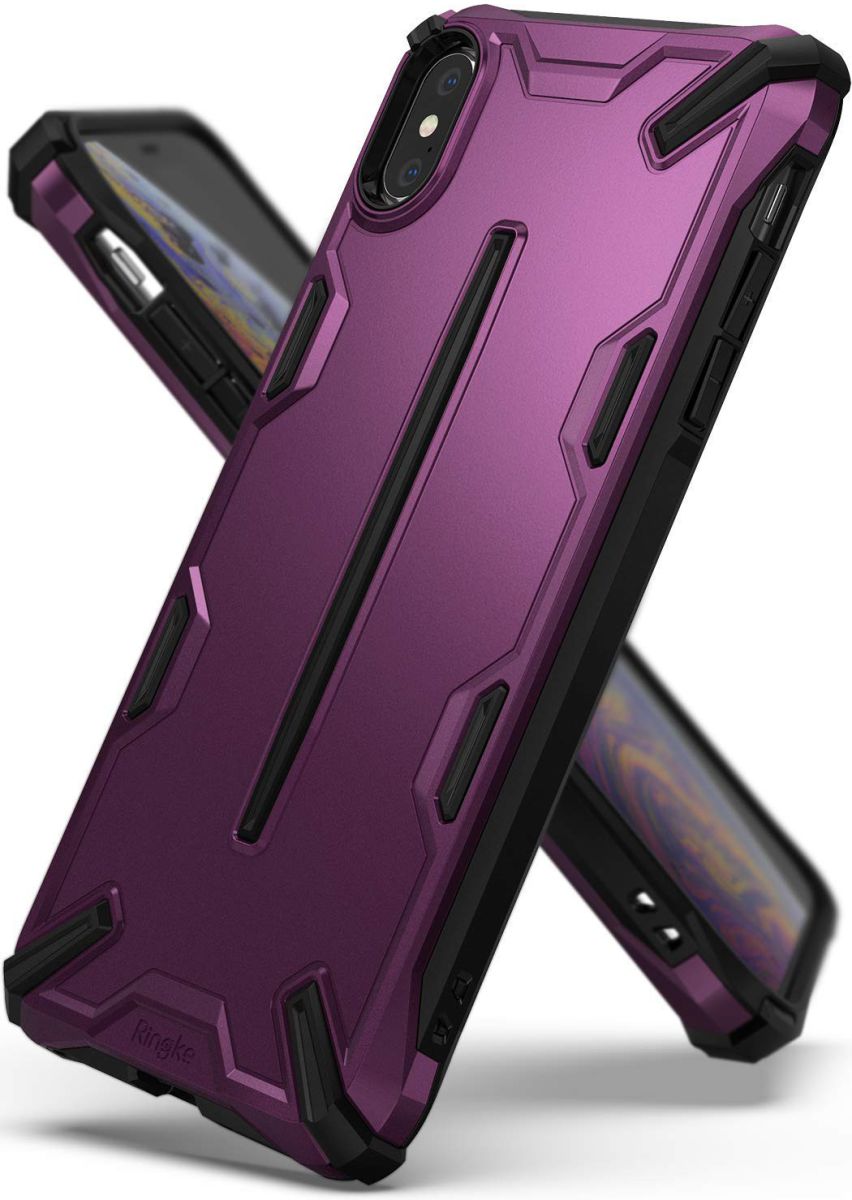 Ringke Dual X Apple iPhone XS Max Hoesje Paars afbeelding 1
