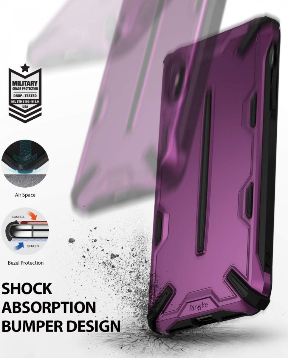 Ringke Dual X Apple iPhone XS Max Hoesje Paars afbeelding 4