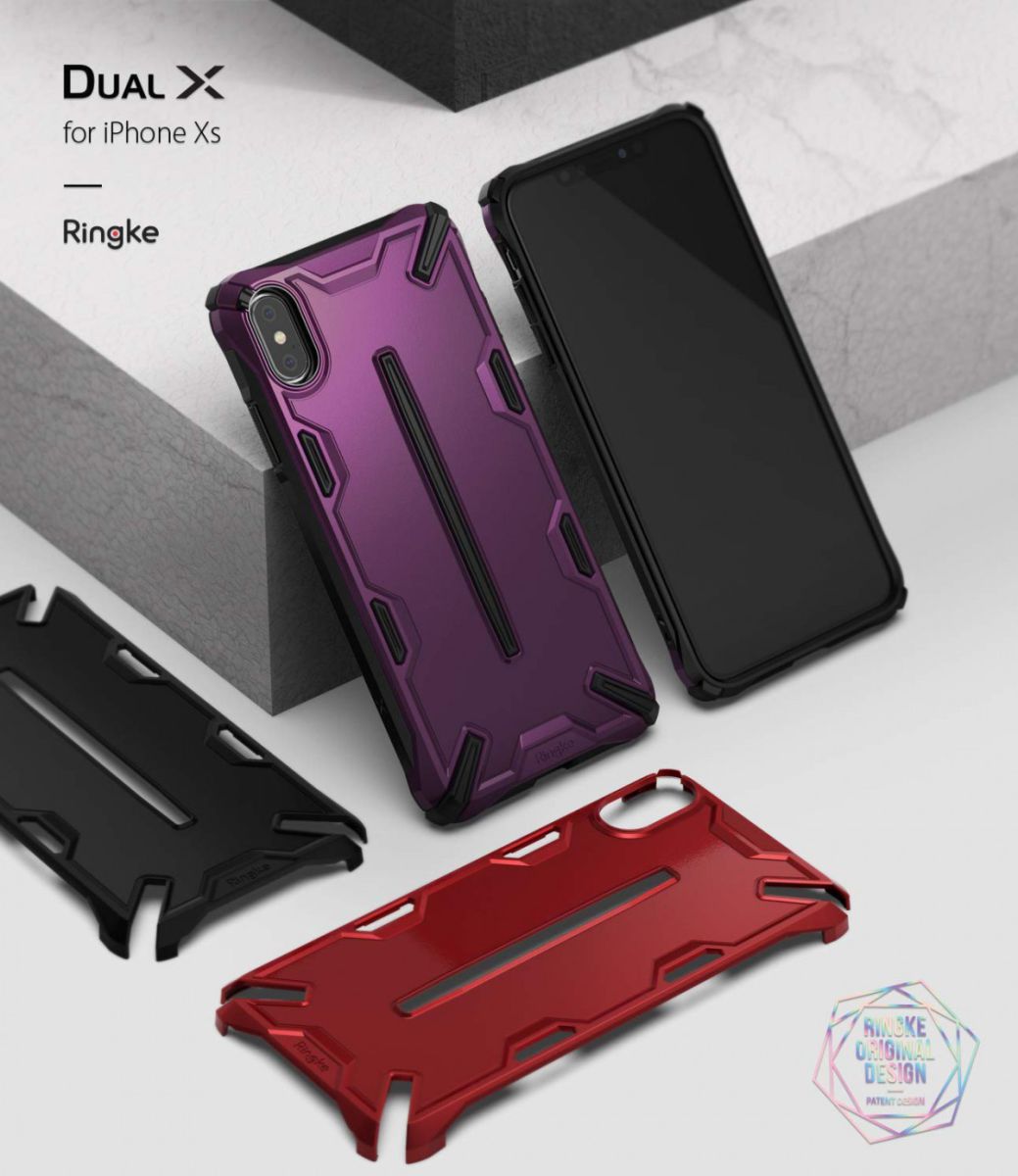 Ringke Dual X Apple iPhone XS Hoesje Zwart afbeelding 8