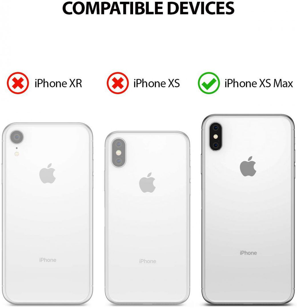 Ringke Dual X Apple iPhone XS Hoesje Zwart afbeelding 9