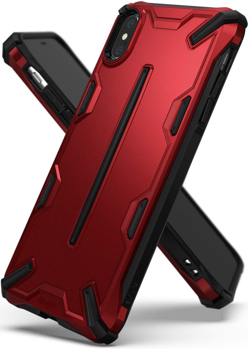 Ringke Dual X Apple iPhone XS Hoesje Rood afbeelding 1