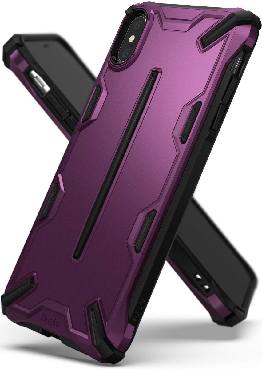 Ringke Dual X Apple iPhone XS Hoesje Paars afbeelding 1