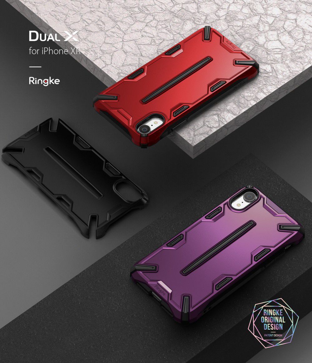 Ringke Dual X Apple iPhone XR Hoesje Zwart afbeelding 5