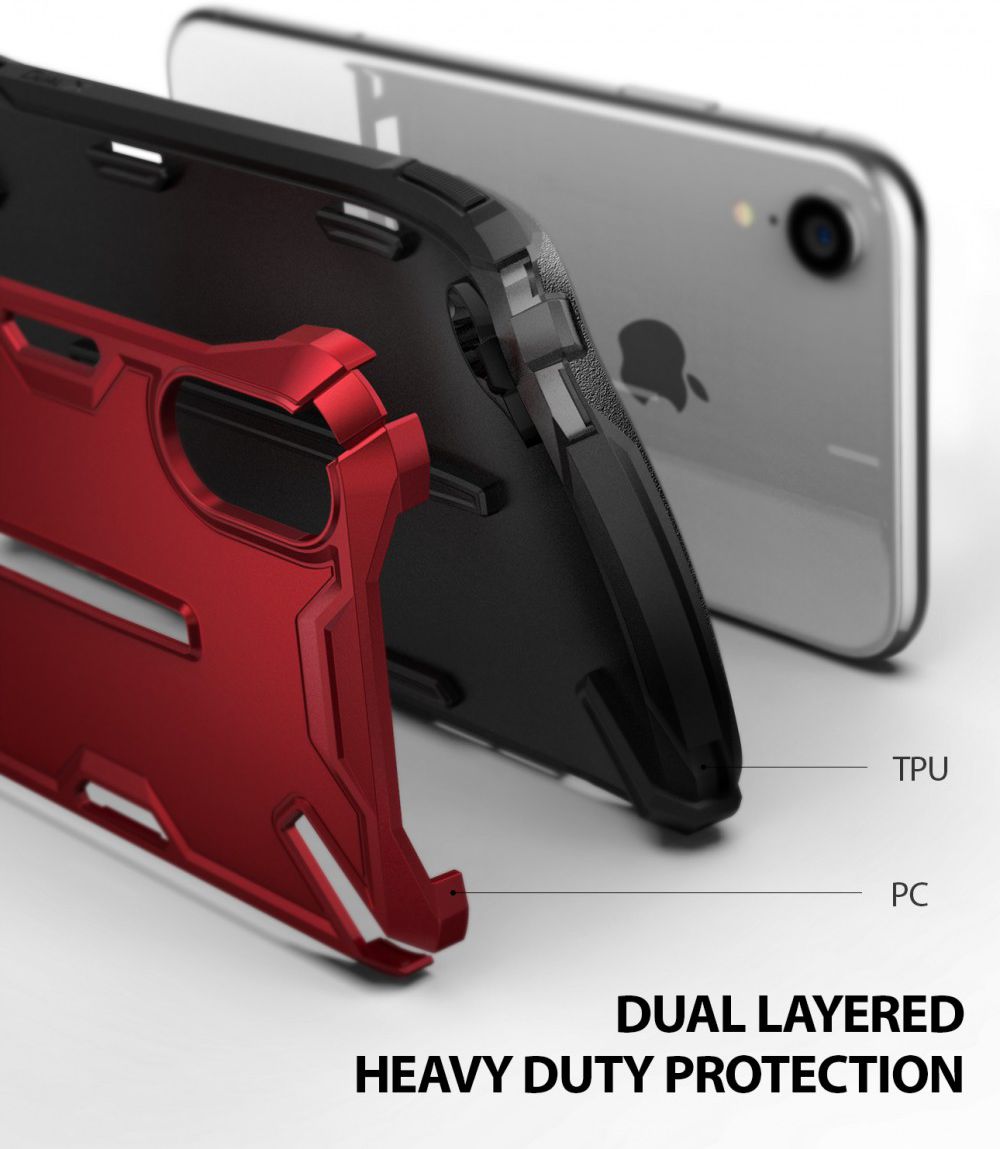 Ringke Dual X Apple iPhone XR Hoesje Paars afbeelding 5