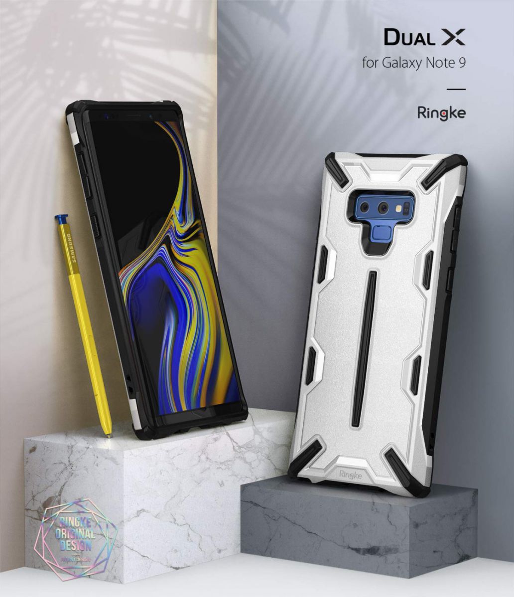 Ringke Dual X Samsung Galaxy Note 9 Hoesje Wit afbeelding 9