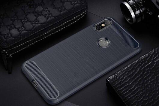 Motorola One Geborsteld TPU Hoesje Blauw afbeelding 11