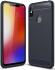 Motorola One Geborsteld TPU Hoesje Blauw afbeelding 1