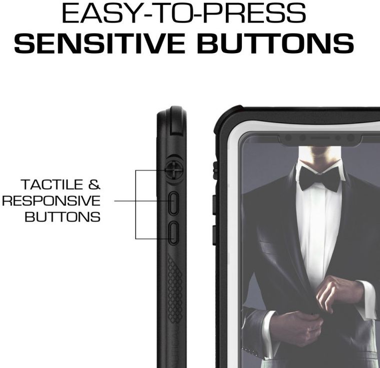 Ghostek Nautical 2 Waterbestendig Hoesje Apple iPhone XS Max Wit afbeelding 4