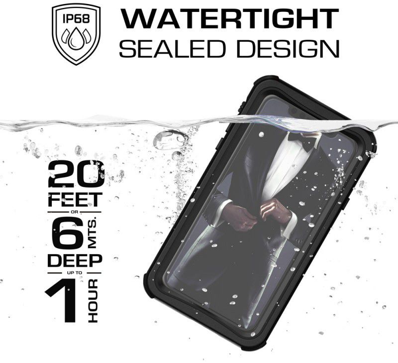 Ghostek Nautical 2 Waterbestendig Hoesje Apple iPhone XS Zwart afbeelding 2