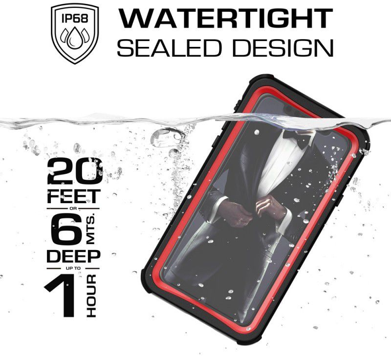 Ghostek Nautical 2 Waterbestendig Hoesje Apple iPhone XS Rood afbeelding 2