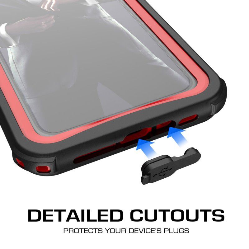 Ghostek Nautical 2 Waterbestendig Hoesje Apple iPhone XS Rood afbeelding 5