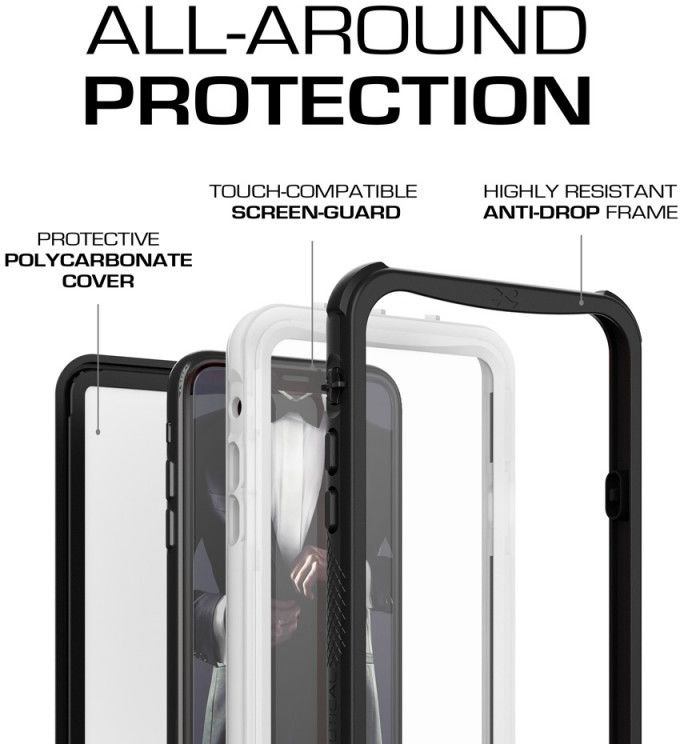 Ghostek Nautical 2 Waterbestendig Hoesje Apple iPhone XS Wit afbeelding 3