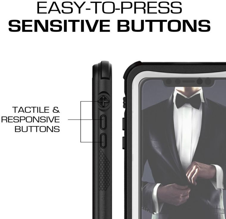 Ghostek Nautical 2 Waterbestendig Hoesje Apple iPhone XS Wit afbeelding 5