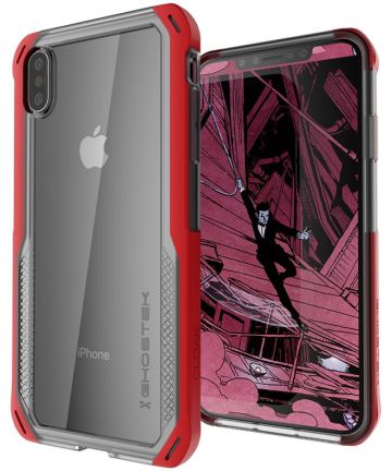 Ghostek Cloak 4 Hybride Hoesje Apple iPhone XS Max Red Hoesjes