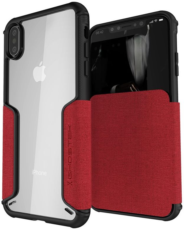 Ghostek Exec 3 Apple iPhone XS Max Rood afbeelding 1