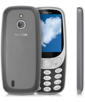 Nokia 3310 3G/4G Transparant TPU Hoesje Hoesjes