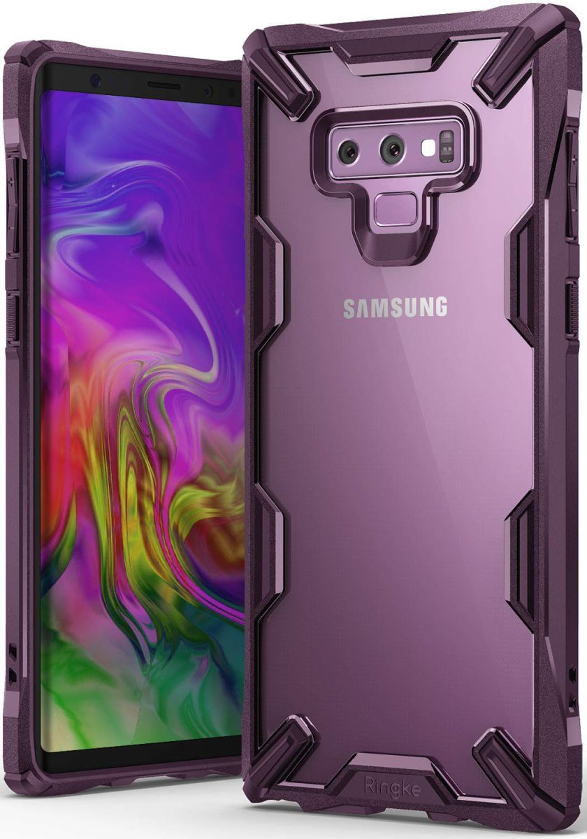 Ringke Fusion X Samsung Galaxy Note 9 Hoesje Doorzichtig Paars afbeelding 1