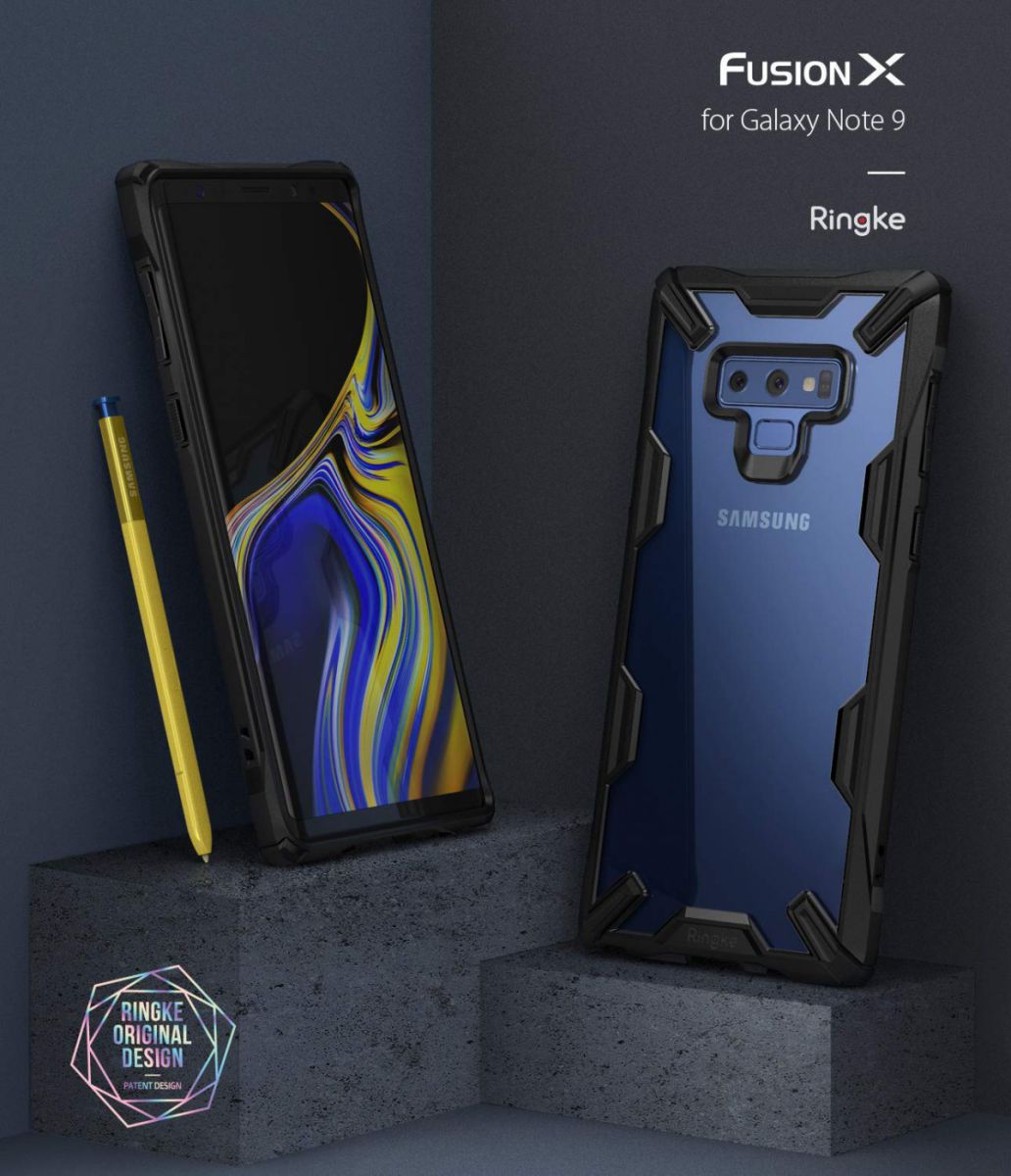 Ringke Fusion X Samsung Galaxy Note 9 Hoesje Doorzichtig Paars afbeelding 4