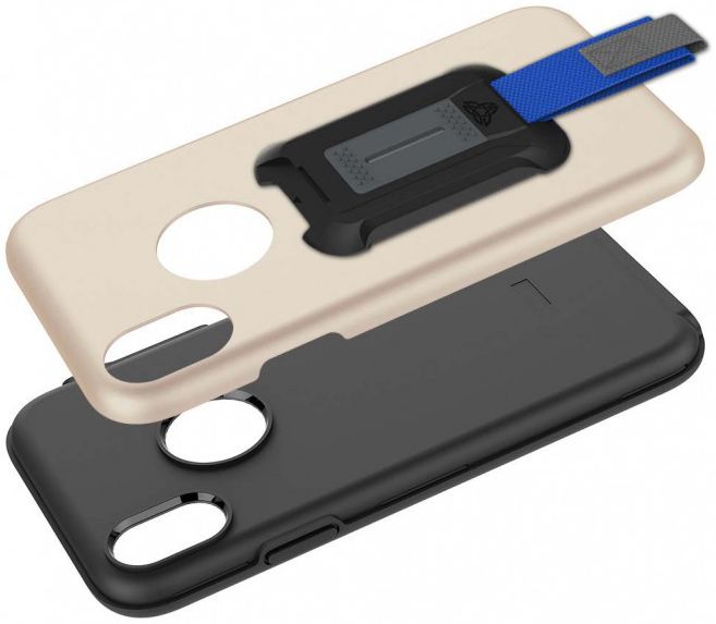 Armor X BX-Series Apple iPhone XS Max Robuust Hoesje Transparant Zwart afbeelding 11