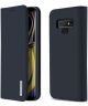 Dux Ducis Luxe Book Case Samsung Galaxy Note 9 Hoesje Echt Leer Blauw