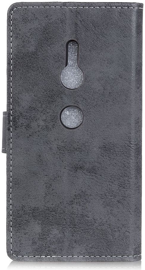 Sony Xperia XZ3 Stijlvol Hoesje met Kaarthouder Grijs afbeelding 5