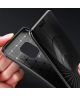 Huawei Mate 20 Pro Siliconen Carbon Hoesje Zwart