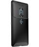 Sony Xperia XZ2 Siliconen Carbon Hoesje Zwart