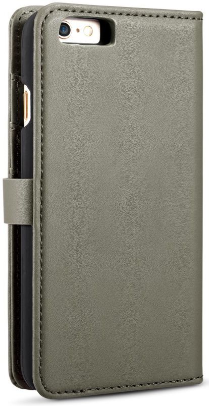 Apple iPhone 6s Echt Leren 2-in-1 Bookcase en Back Cover Hoesje Groen afbeelding 10