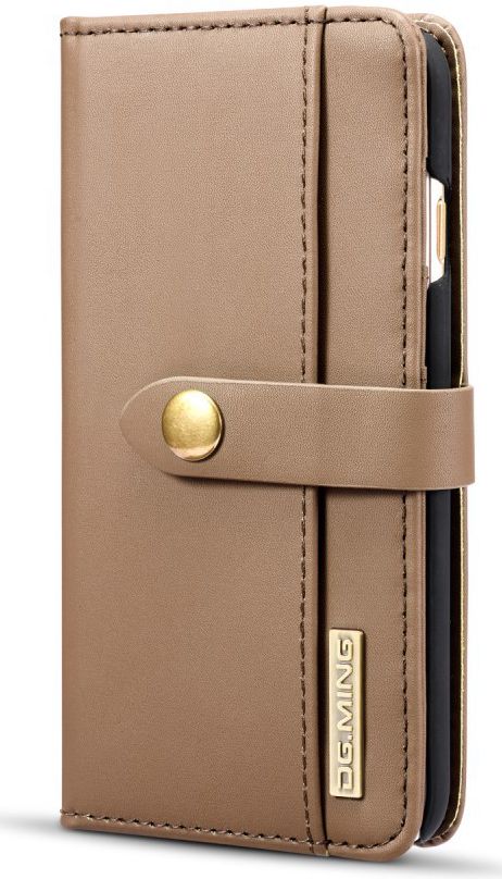 Apple iPhone 6s Echt Leren 2-in-1 Bookcase en Back Cover Hoesje Bruin afbeelding 14