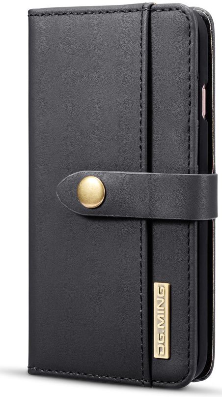 Apple iPhone 7/8 Echt Leren 2-in-1 Bookcase en Back Cover Hoesje Zwart afbeelding 12